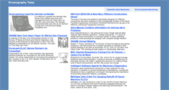 Desktop Screenshot of oceanographytoday.com